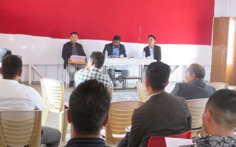 The first District Level Consultative Committee meeting of Noklak district held at DC’s Conference Hall, Noklak on March 24. (DIPR Photo)